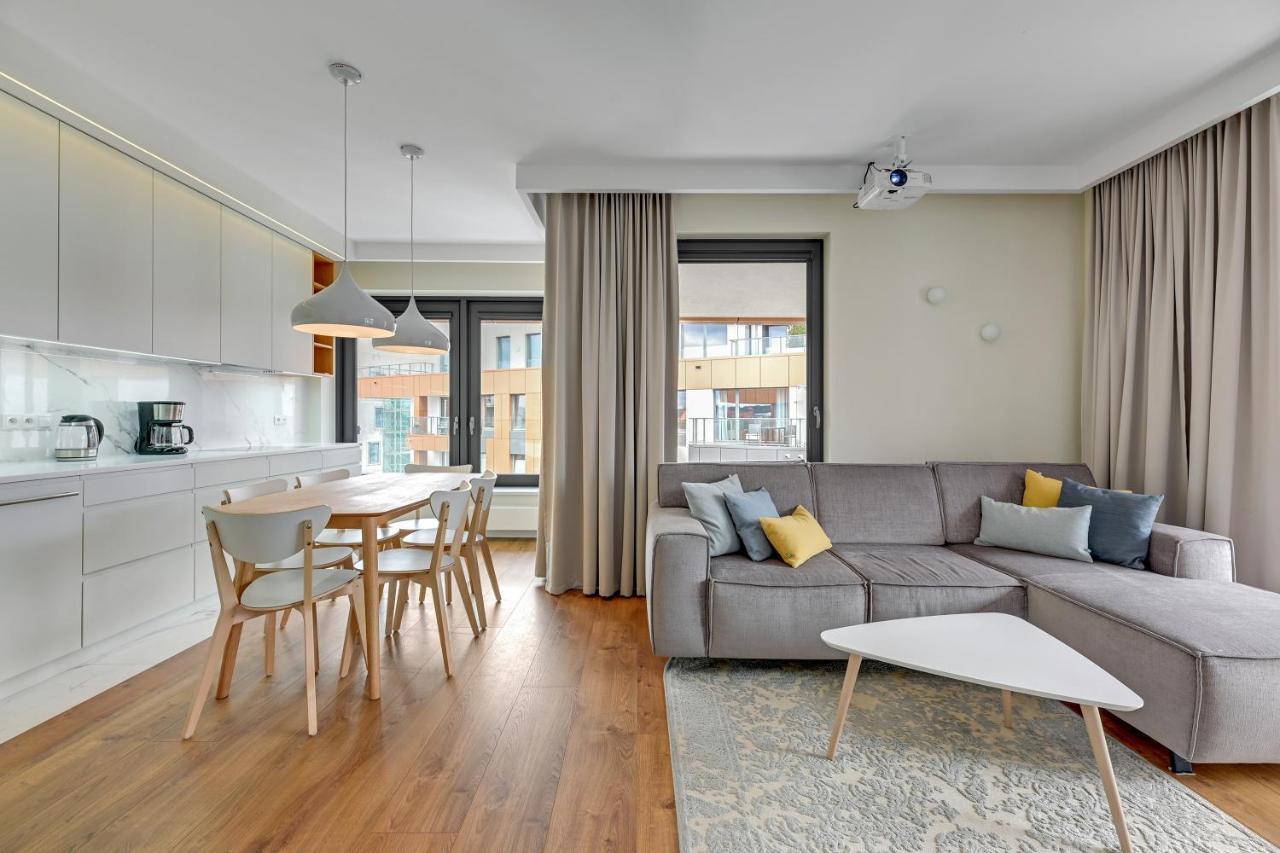 Premium Family & Business Old Town Riverside Apartment With Parking Gdansk Exterior photo
